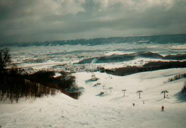 富良野の市街地