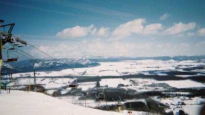 ビラオスキー場から